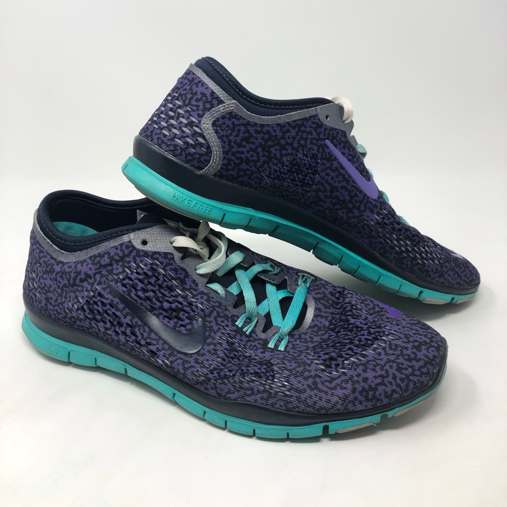 Nike Free TR FIT 4 Purple & Aqua
